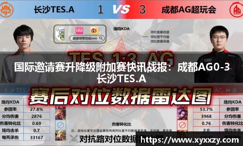 国际邀请赛升降级附加赛快讯战报：成都AG0-3长沙TES.A