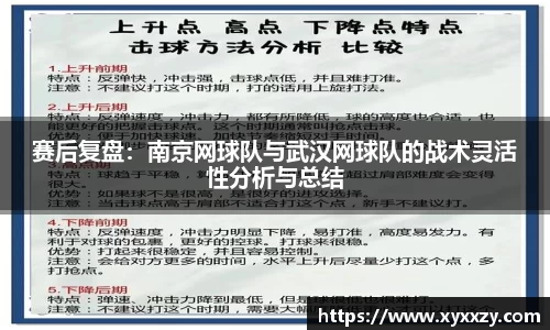 赛后复盘：南京网球队与武汉网球队的战术灵活性分析与总结